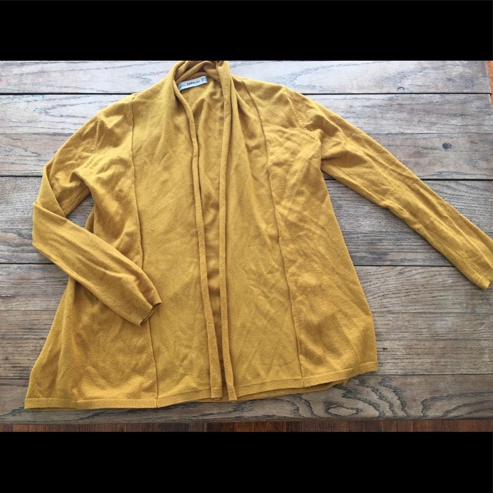 Gold Zara Knit Sweater